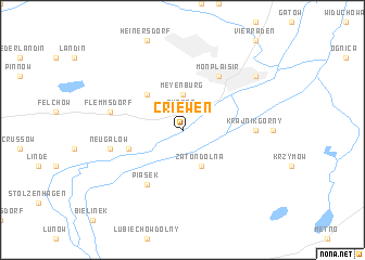 map of Criewen