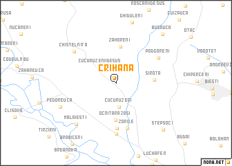 map of Crihana