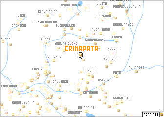 map of Crima Pata