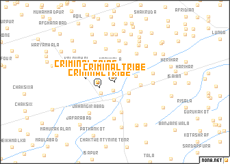 map of Criminal Tribe