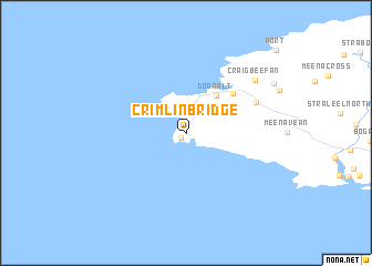 map of Crimlin Bridge