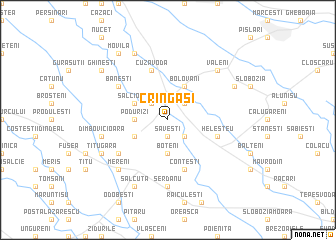 map of Crîngaşi