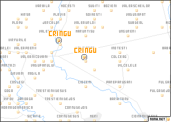 map of Crîngu