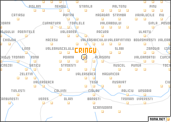 map of Crîngu