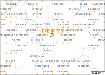 map of Crisantos