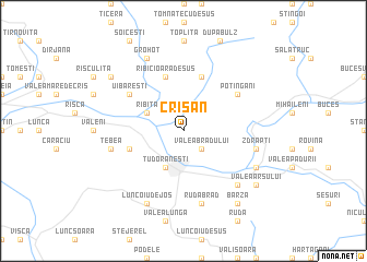 map of Crişan