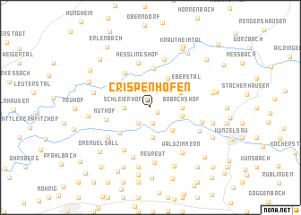 map of Crispenhofen