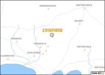 map of Crispiano