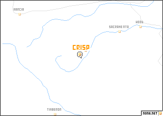 map of Crisp