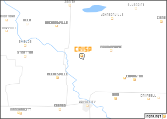 map of Crisp