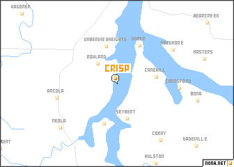 map of Crisp