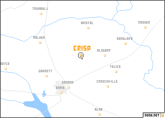 map of Crisp