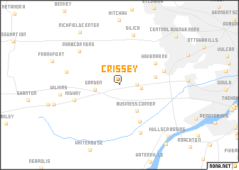 map of Crissey