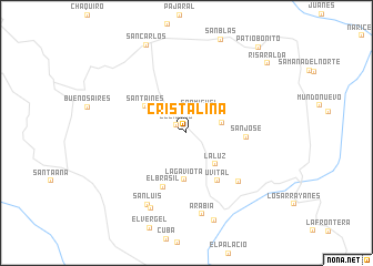 map of Cristalina