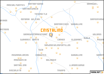 map of Cristalino