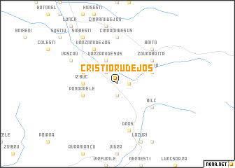 map of Criştioru de Jos