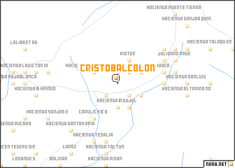 map of Cristóbal Colón