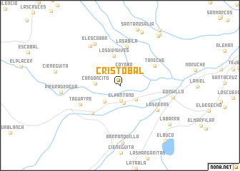 map of Cristóbal