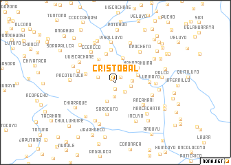 map of Cristóbal