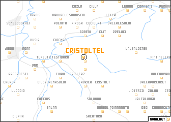 map of Cristolţel