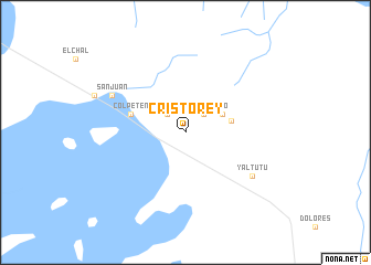 map of Cristo Rey