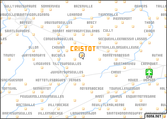 map of Cristot