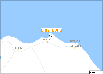 map of Cristóvão
