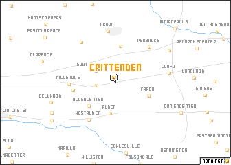 map of Crittenden