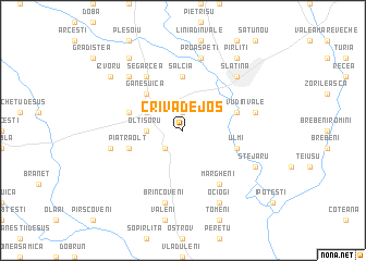 map of Criva de Jos