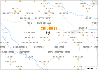 map of Criveşti