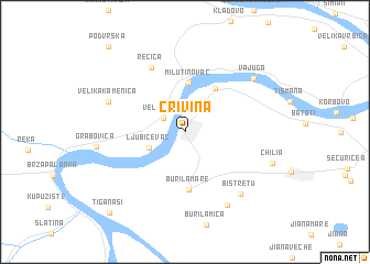 map of Crivina