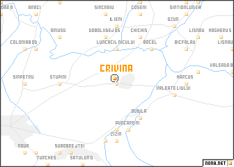 map of Crivina