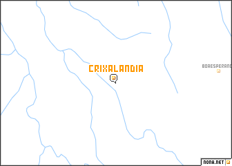 map of Crixalândia