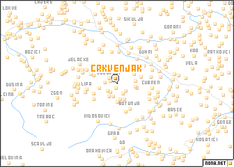 map of Crkvenjak