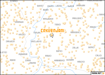 map of Crkvenjani