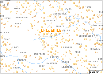 map of Crljenice