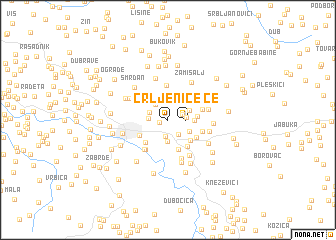 map of Crljenice