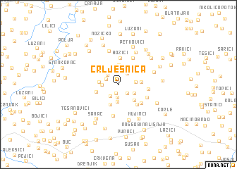 map of Crlješnica