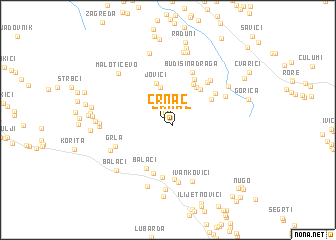 map of Crnac