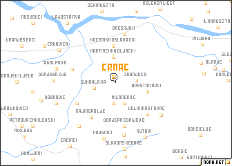 map of Crnac