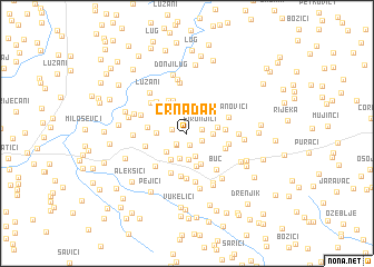 map of Črnadak