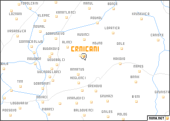 map of Crničani