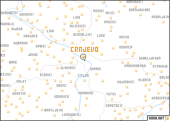 map of Crnjevo
