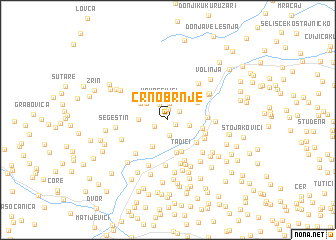 map of Crnobrnje