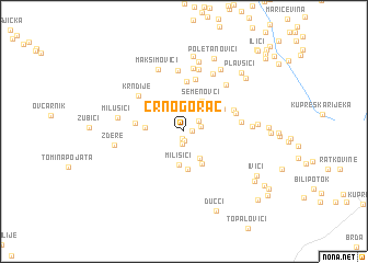 map of Crnogorac