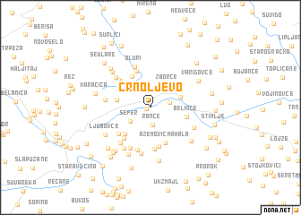 map of Crnoljevo