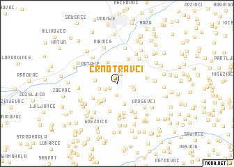 map of Crnotravci