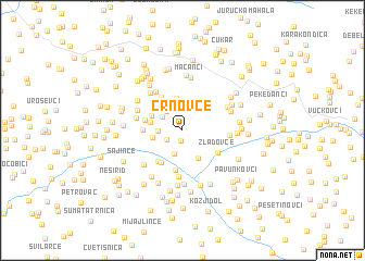 map of Crnovce