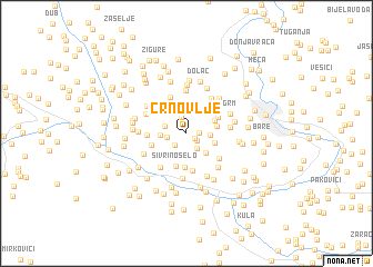 map of Crnovlje