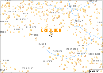 map of Crnovoda